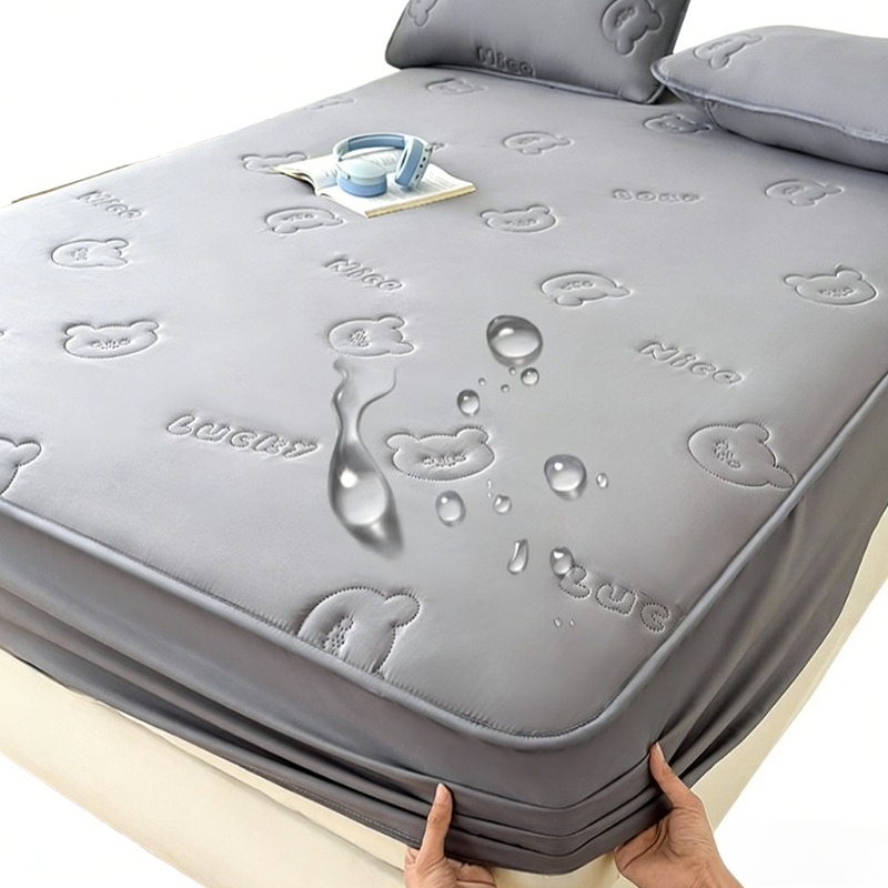 Fabric Softener Sheet - Protector de Colchón Ultrasónico Acolchado Impermeable