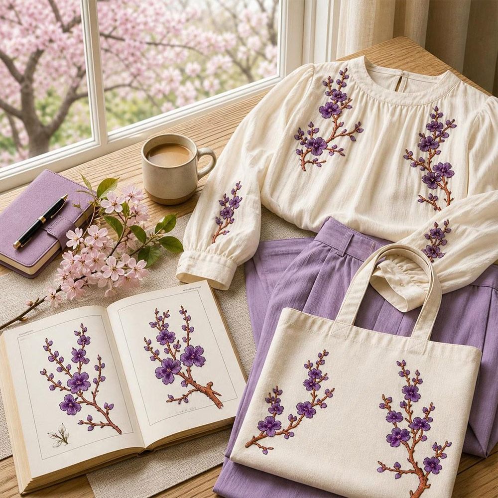 Sewing Embroidery Fabric - Parches termoadhesivos DIY de flor de