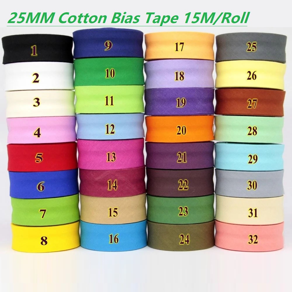 Cinta de biais de algodón dobl - Binding Tape Bias reseña y precio