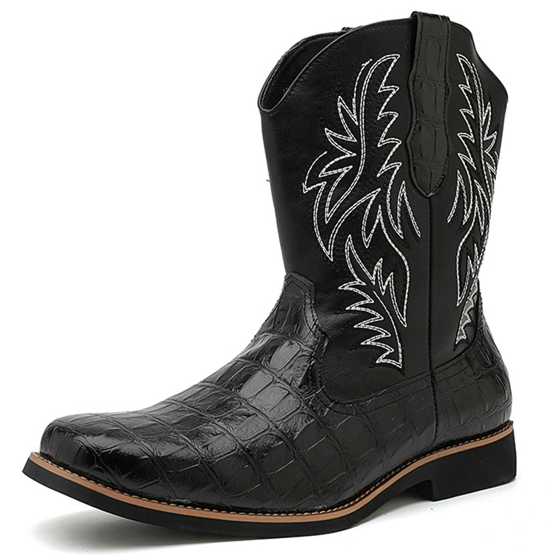 Botas Vaqueras Retro de Punta  - Sewing Embroidery Fabric reseña y precio