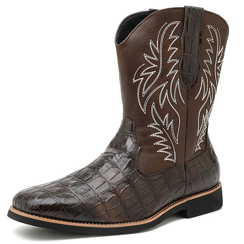 Botas Vaqueras Retro de Punta  - Sewing Embroidery Fabric reseña y precio