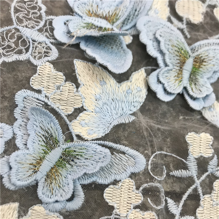 Tela de encaje de seda de lech - Sewing Embroidery Fabric reseña y precio