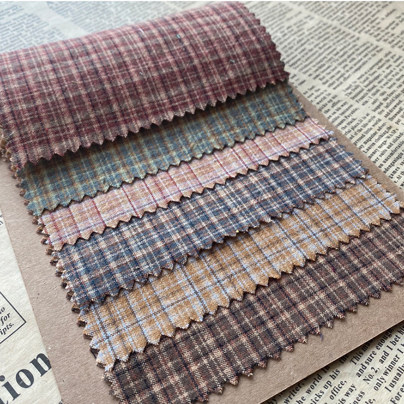 Tela de Algodón a Cuadros 100x - Vintage Sewing Textile reseña y precio