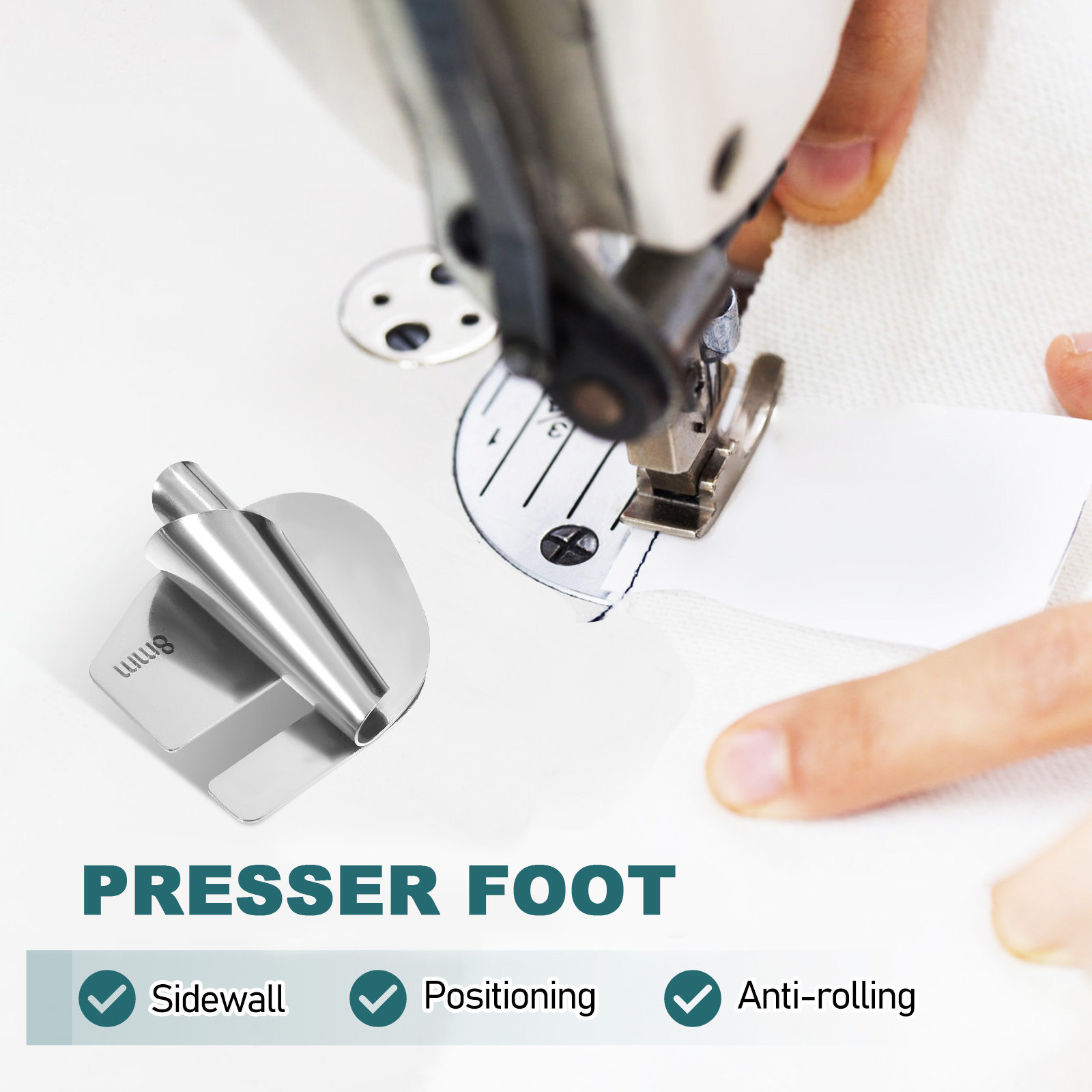 1 Juego de Prensatelas para Do - Rolled Hem Foot reseña y precio